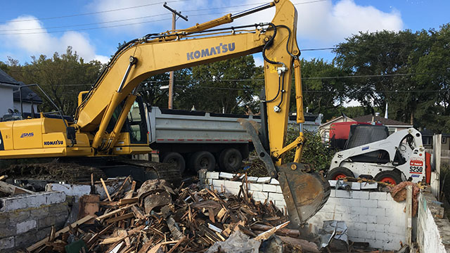 Demolition and foundation excavation